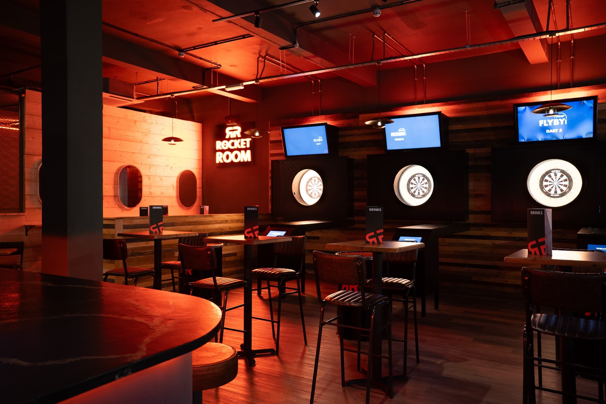 Rocket Room bar area